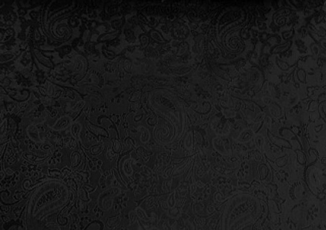 Innenfutter Paisley Schwarz – 100% Viskose