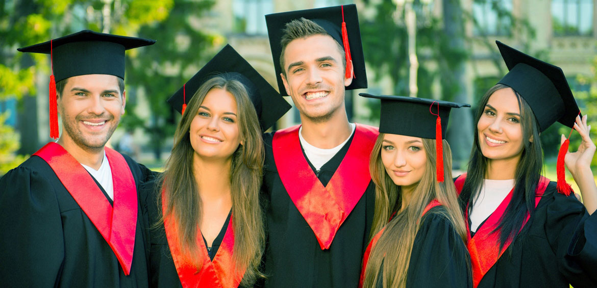 Kombination: Doktorhut + Talar Sets