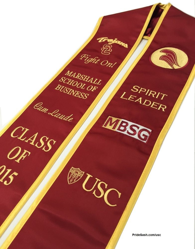 Individuell bestickte USC Schärpe – Class of 2015