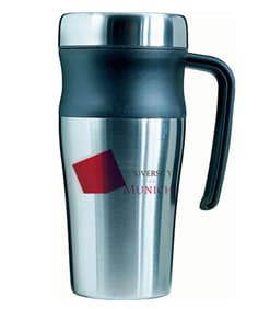 University merchandising for Munich University of Applied Sciences – Travel mug