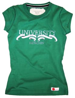 Hochschul-Merchandising für die Hochschule München – Damen-Shirt
