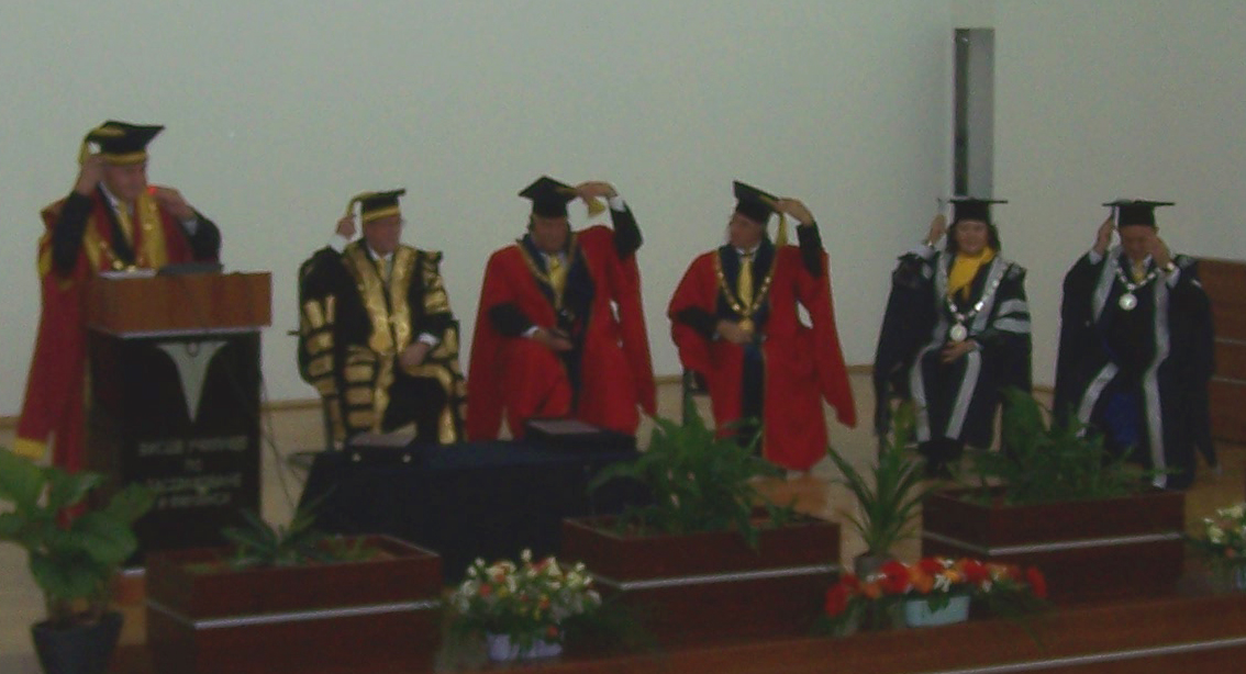 Akademische Robe – Internationale Zeremonie in Sofia